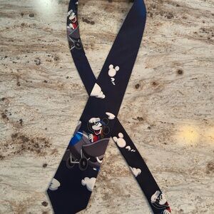 Disney Navy Blue Tie with Mickey